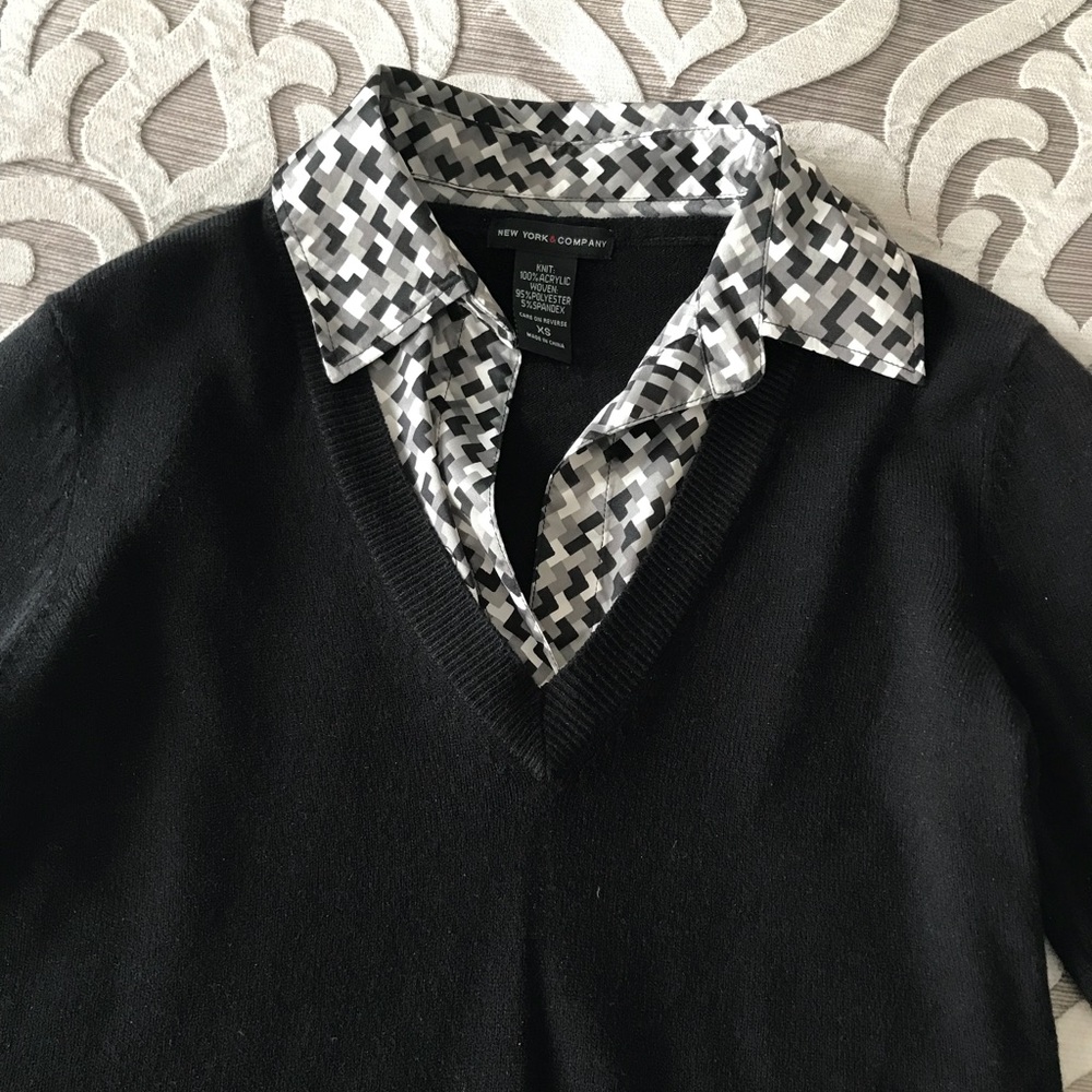New York and Company black sweater